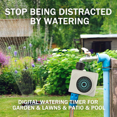 Kazeila Bluetooth WiFi Bewässerungscomputer, Intelligente Automatische Bewässeru