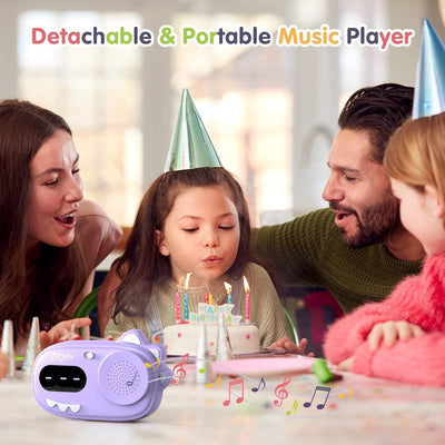 Tanzmatte Spielzeug für 3–8 Jahre Musikmatte + Musik-Player Tier-Leucht-Tanzpad