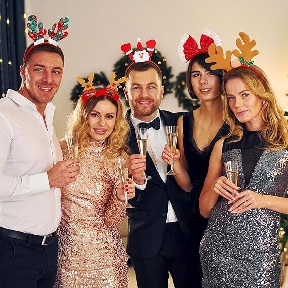 Weihnachts-Stirnband - 8 zufällig ausgewählte Weihnachtsstirnbänder
