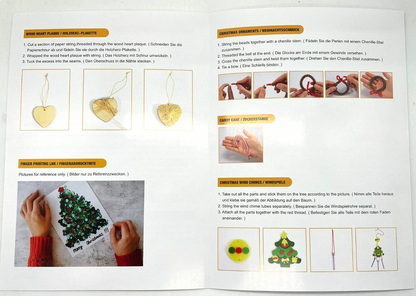 Weihnachts Adventskalender kinder: 24 DIY Bastelsets,Weihnachtsdekoration a