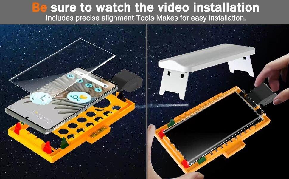 IMBZBK [3+3 Stück] Schutzfolie für Google Pixel 7 Pro Panzer Schutz Glas Screen