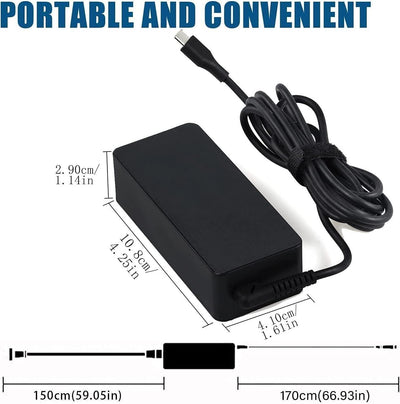 Lenovo 02DL128 USB-C Netzteil 65W - Schwarz