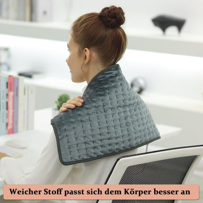 Heizkissen, Heizkissen mit Abschaltautomatik, Wärmekissen für Rücken, Nacken, Sc