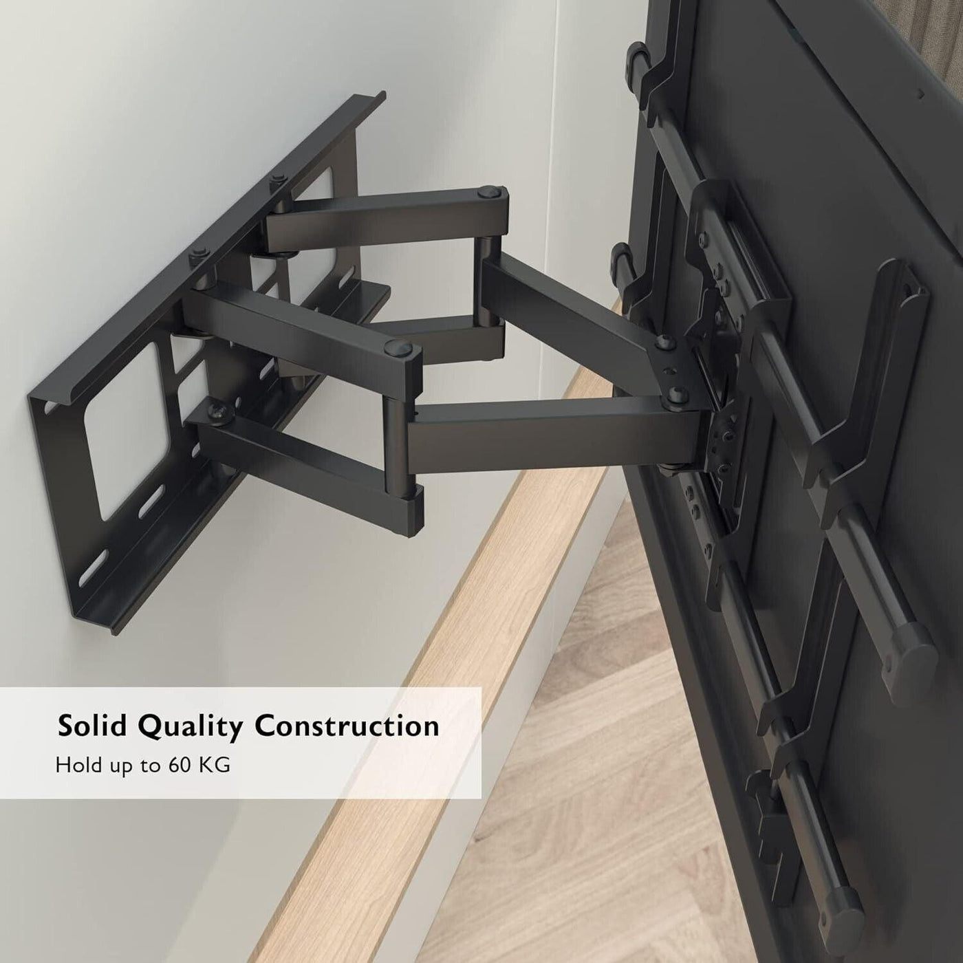 BONTEC CT135B - TV Wandhalterung für 32-80 Zoll Bildschirme bis zu 60kg,