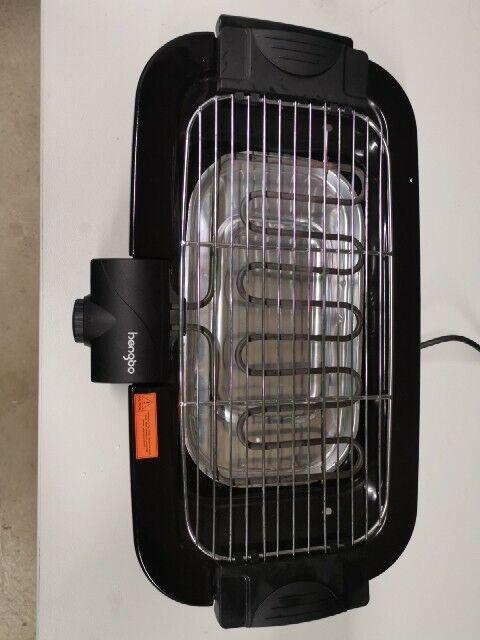 HengBO Elektrogrill Tischgrill Elektrogrill 2000W Kontaktgrill mit Thermostat