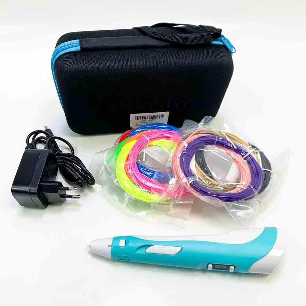 Dikale 3D Drucker Stift mit 1.75mm PCL Filament Set, 12 Farben, 3M pro Farbe