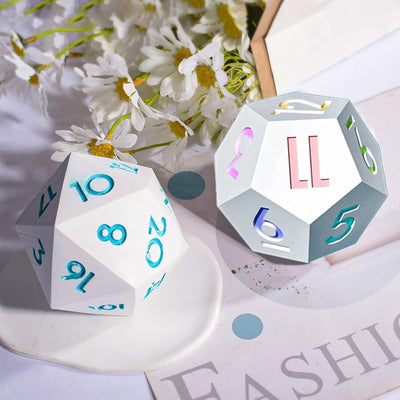 Große Würfel-Harz-Formen, 2 Stile Silikon-Würfelform für Epoxidharzguss, dreieck