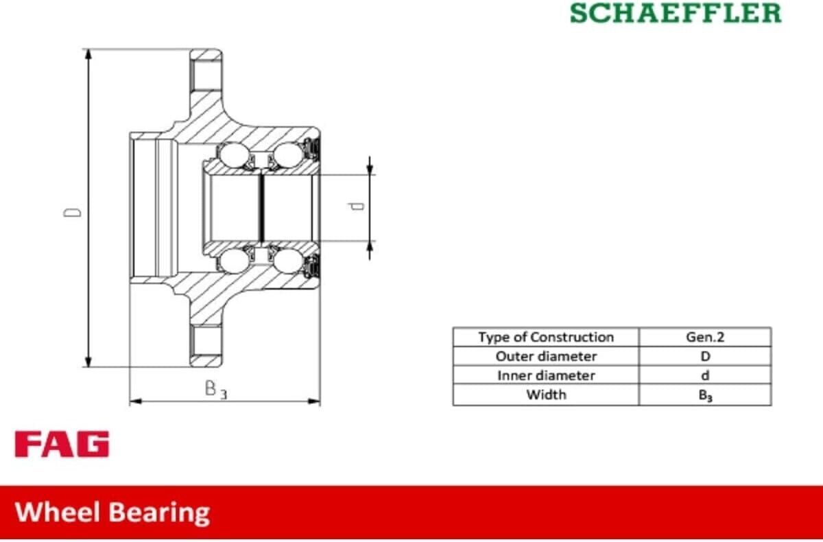 Schaeffler Radlagersatz FAG 713 6907 10 WheelSet