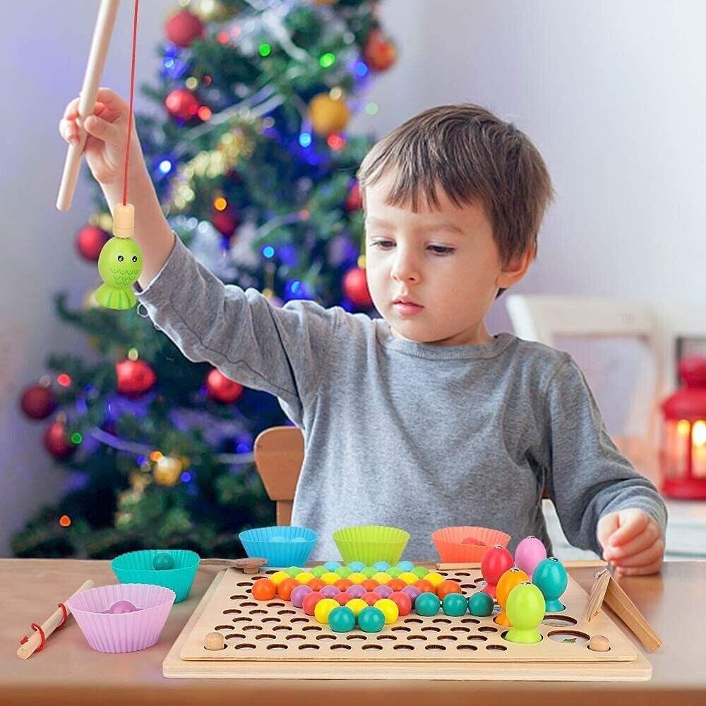 Beebeerun-Spielzeug 3 4 5 6 7 8 9 Jahre alt, Holzspielzeug für Jungen und Mädch