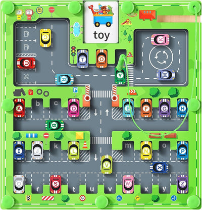 Montessori Magnetische Buchstaben Alphabet Puzzles Lernspielzeug Feinmotorik
