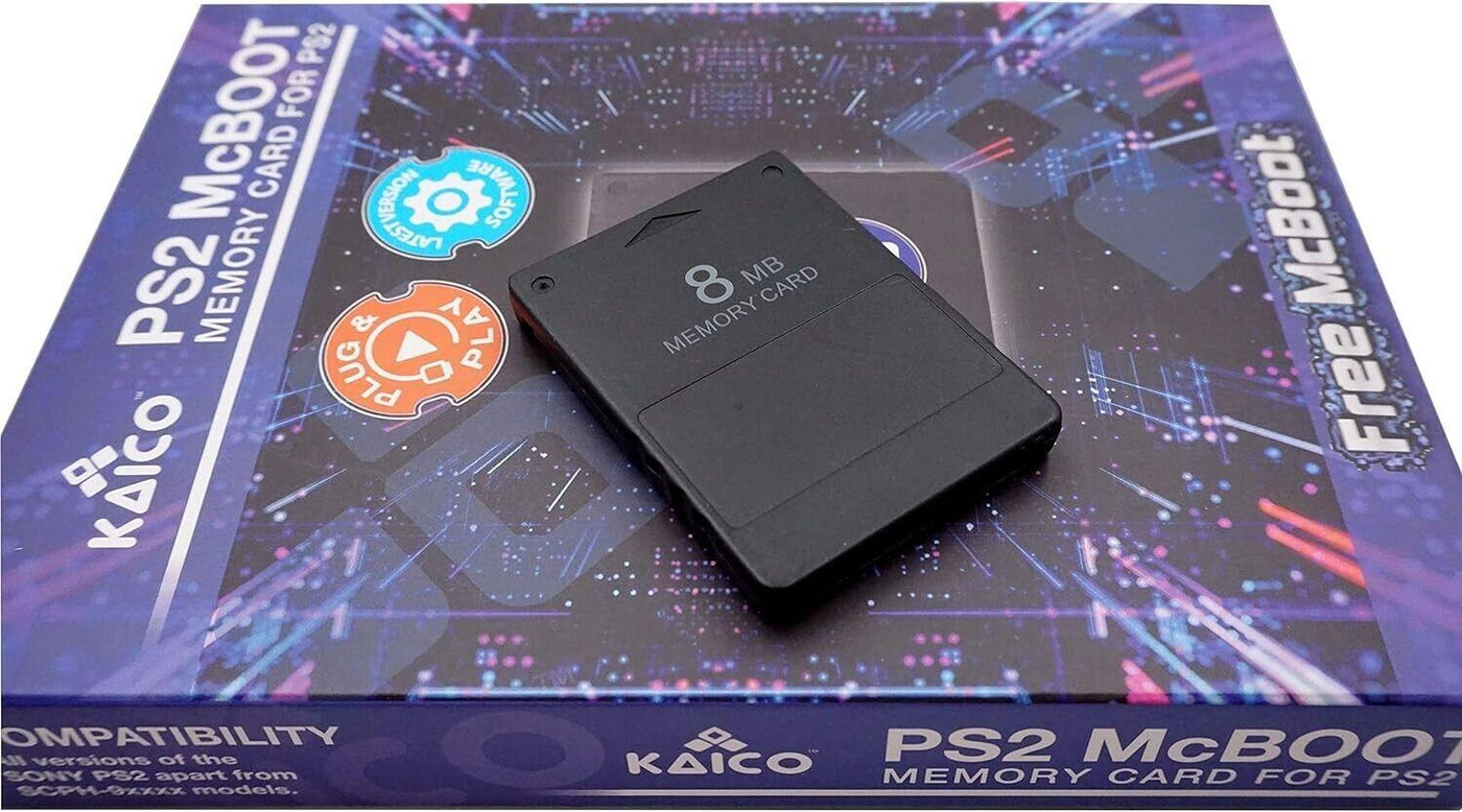 Kaico 8MB PS2 Speicherkarte für Sony Playstation 2 FMCB PS2 Mcboot 1.966