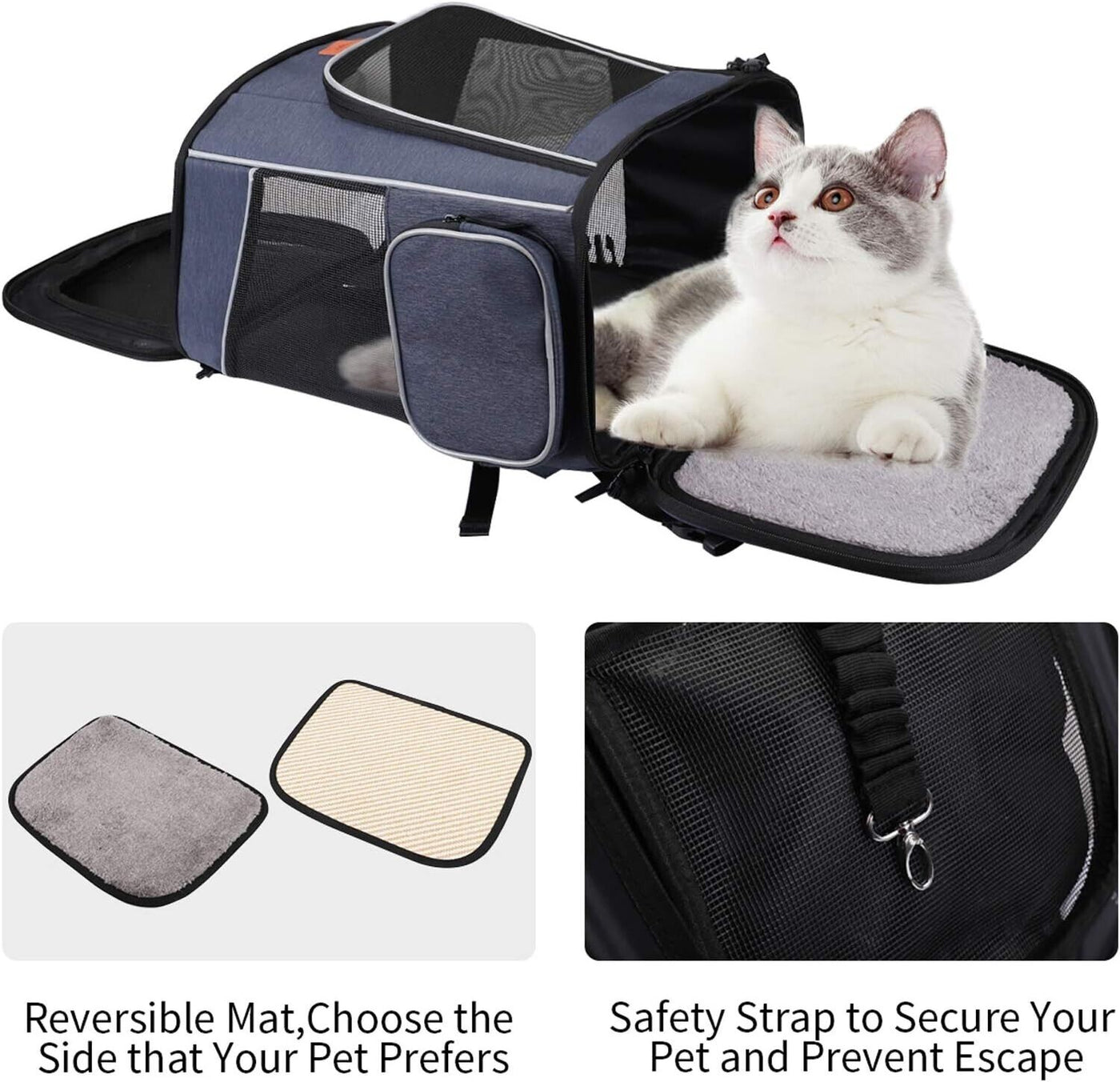 Morpilot Katzenrucksack, Hunderucksack Für Katzen Und Hunde Welpen, Atmungsaktiv