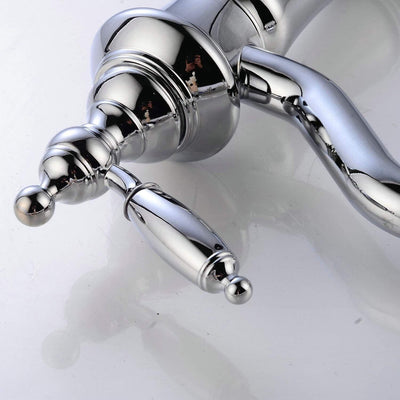 Leekayer Waschtischarmaturen Waschbecken Wasserhahn Chrom Einhand Messing Einloc