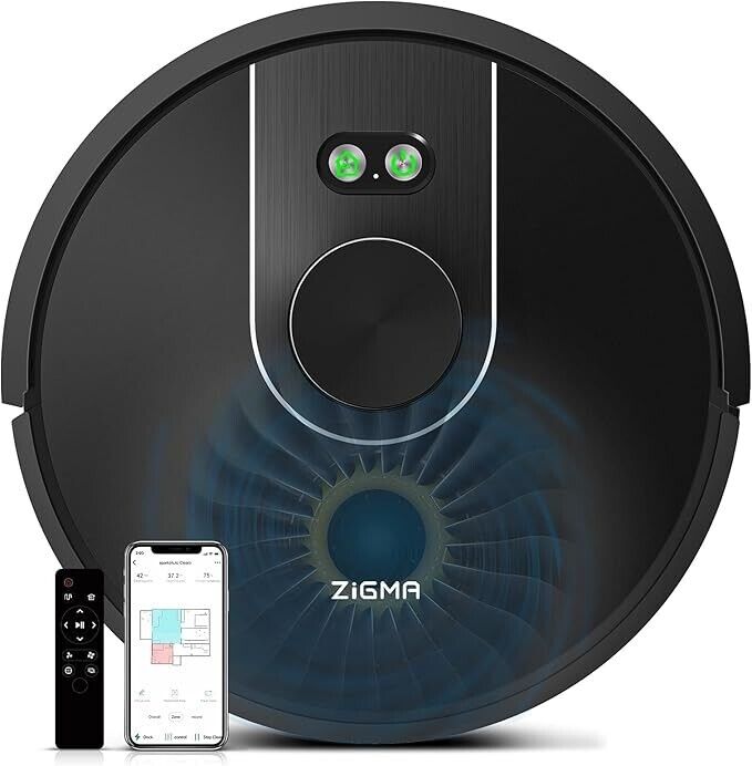 Zigma Spark 980 - Saugroboter Saug -Wischroboter 4000Pa, WLAN Staubsauger