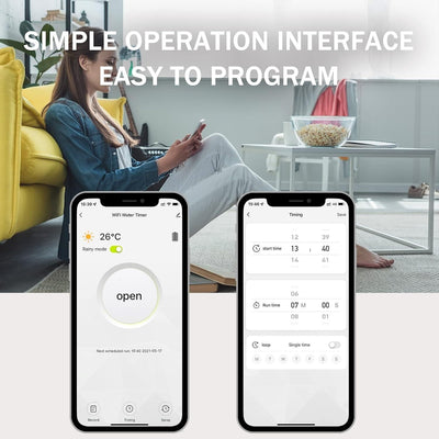 Kazeila Bluetooth WiFi Bewässerungscomputer, Intelligente Automatische Bewässeru