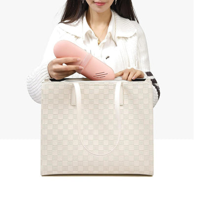 JDZJUCHU- Reise-Make-up-Pinselhalter, Make-up-Tasche, Kosmetiktasche,