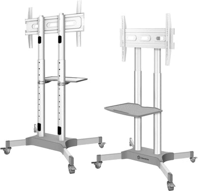 ONKRON Universal TV Ständer rollbar 32-65 Zoll TV bis 50 kg, Fernsehständer