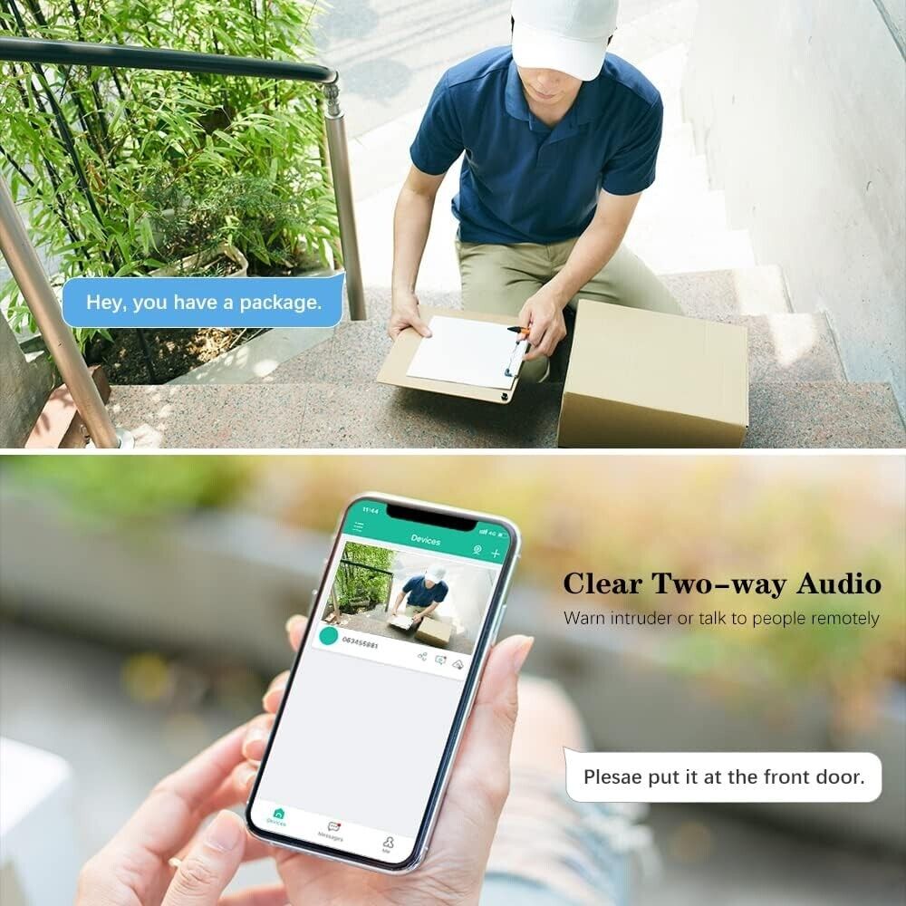 Ctronics 285C-S/W - Überwachungskamera Aussen WLAN, Ctronics Dome IP Kamera