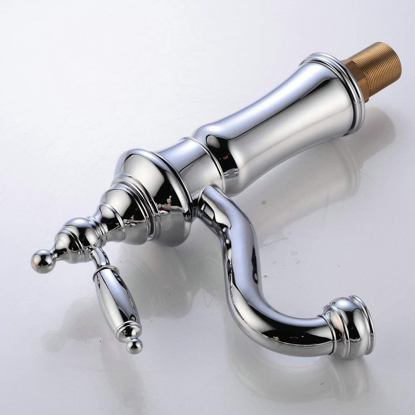 Leekayer Waschtischarmaturen Waschbecken Wasserhahn Chrom Einhand Messing Einloc