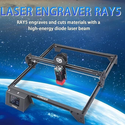 LONGER RAY5 5W gravierer für Holz und Metall, 0.08 * 0.08 mm komprimierter