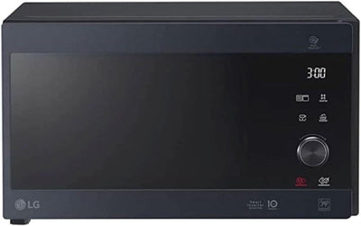 LG MH 6565 CPB Mikrowelle mit Grill - Matt Black Steel