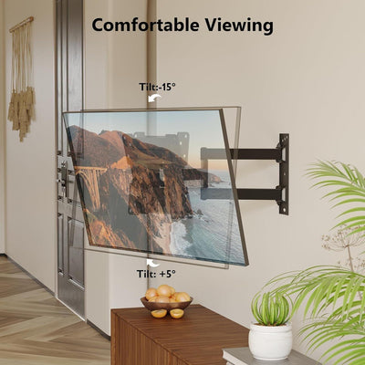 BONTEC TV Wandhalterung Schwenkbar Neigbar Monitor Wandhalterung fr 1343 Zoll
