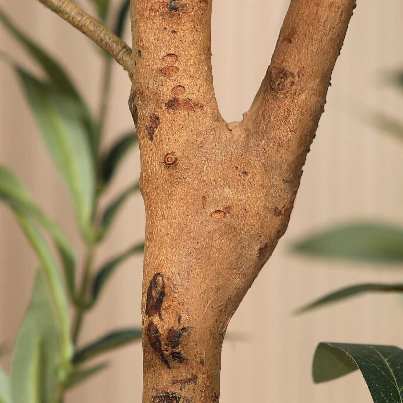 Kazeila Olivenbaum Künstlich Plastikpflanze im Topf für Heimdeko 120cm - 150cm