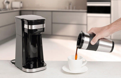 bestron Filterkaffeemaschine ACM112Z, Permanentfilter, mit Isolierbecher
