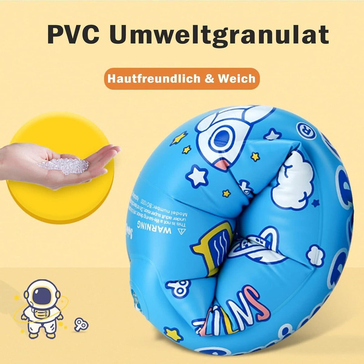 Atuful - Schwimmarmbänder für Kinder 3-12 Jahre, Schwimmhilfe für Anfänger,