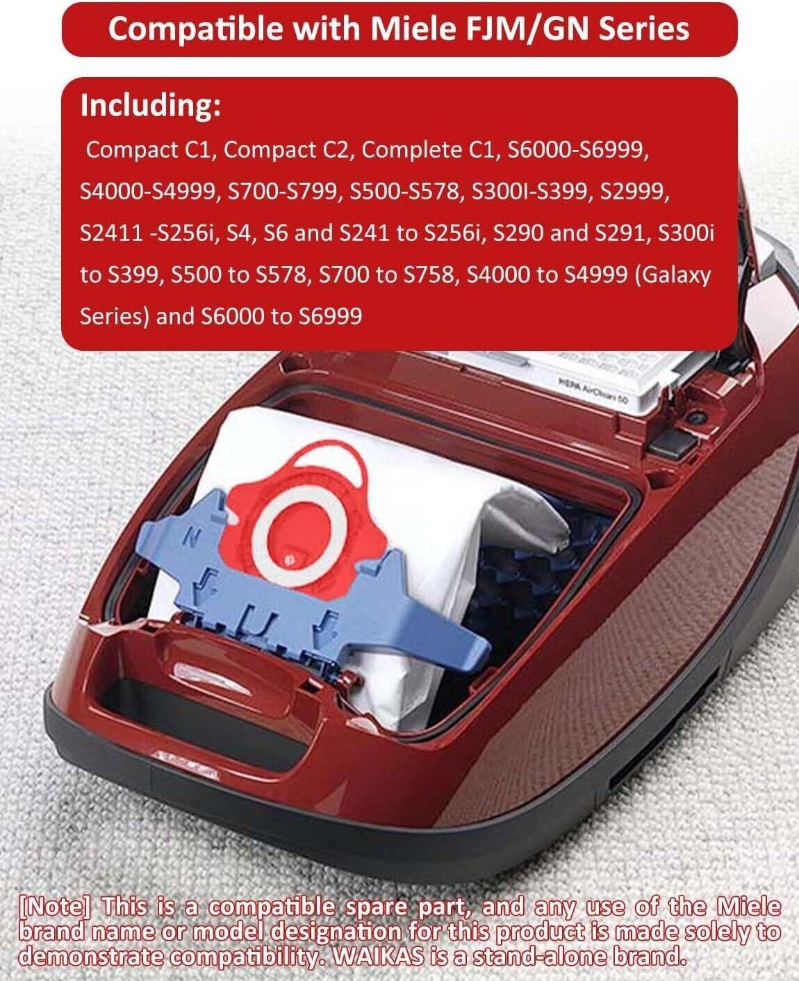 AirClean 3D Staubsaugerbeutel, 10 Stück, kompatibler Ersatz für Miele FJM/GN Vac