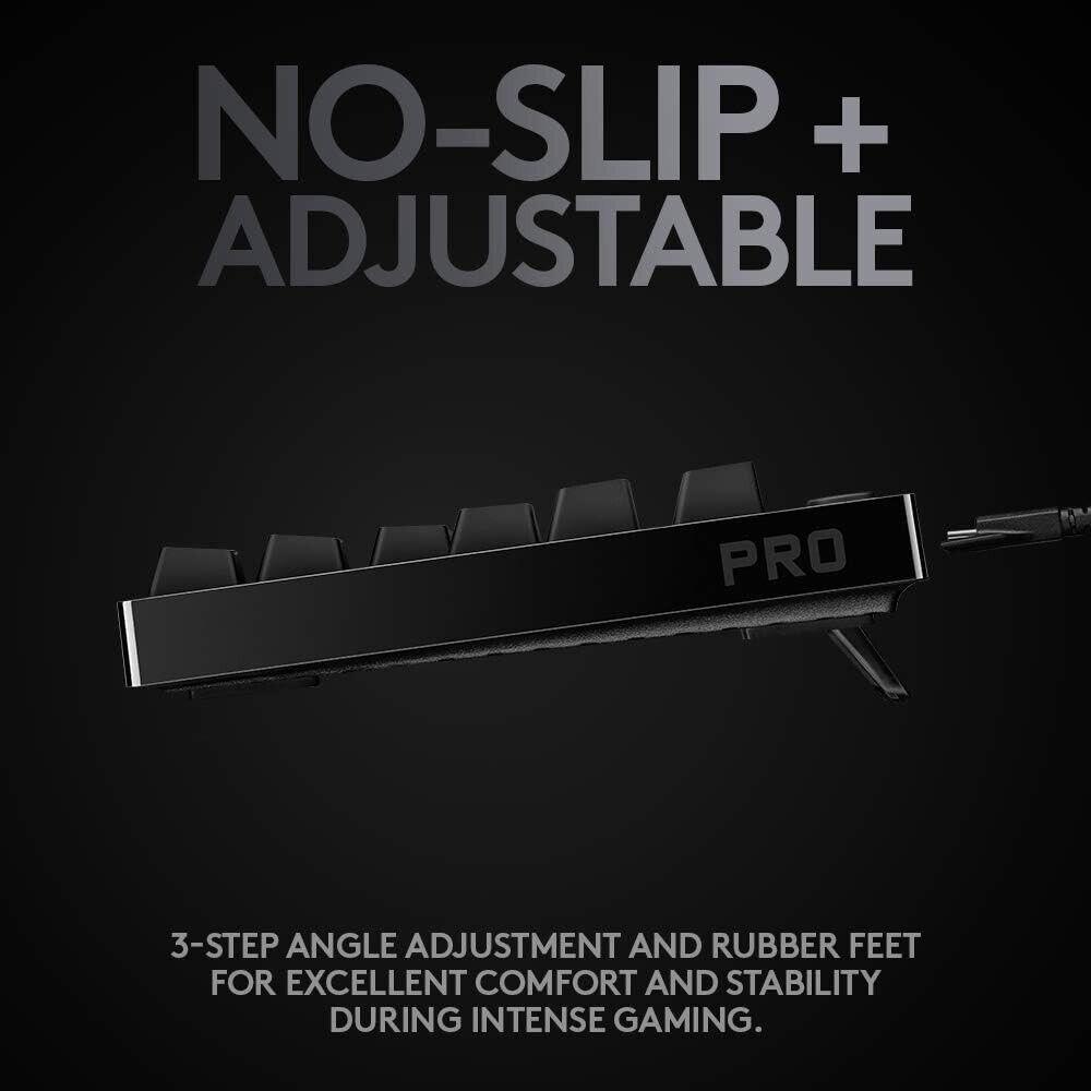 Logitech G PROTKL mechanische Gamingtastatur GX-Blue Clicky LIGHTSYNC RGB Esport