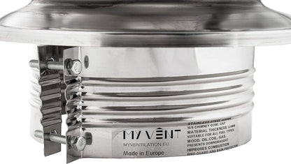 myventilation - Edelstahl AISI304, 18/8 Schornsteinabdeckung Kaminaufsatz Verst