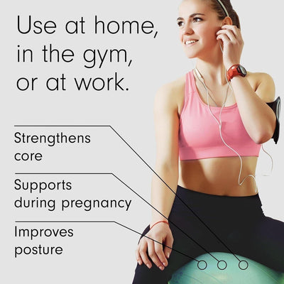 Gymnastikball – 55 cm Yoga-Ball, Gymnastikball für Heimtraining, Fitness und Pil