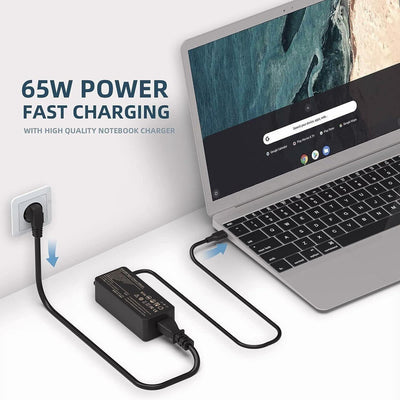 Lenovo 02DL128 USB-C Netzteil 65W - Schwarz