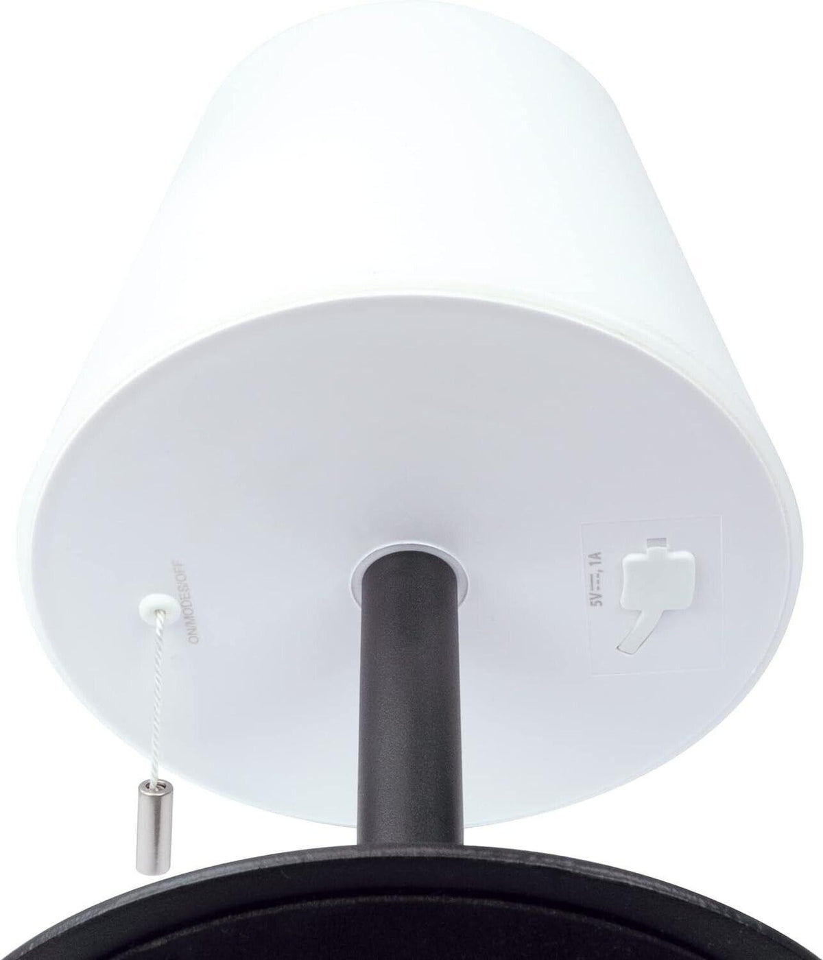 SCHWAIGER 660166 Solar-Lampe für Außen Tischleuchte RGB LED Outdoor-Lampe Solarl