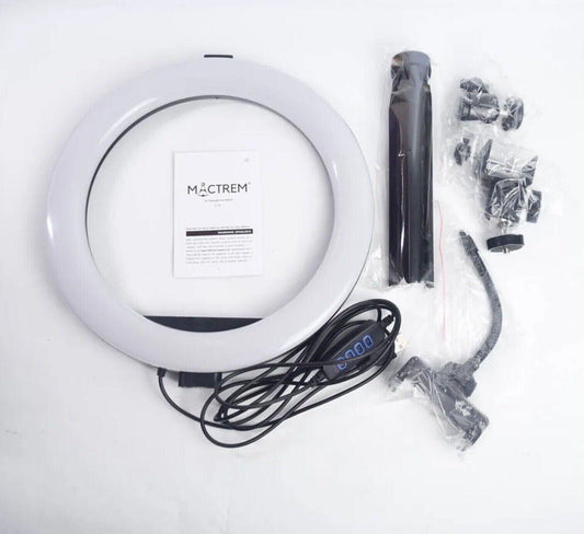 Mactrem M-A007 - Ringlicht mit Stativ und weiterem Zubehör - NEU