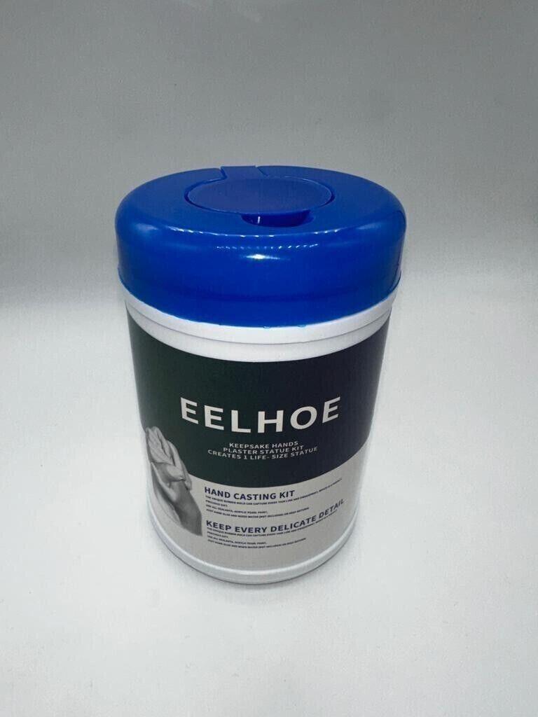 EELHOE 3D Handabformset für Baby/Erwachsene/Kinder Paare Gold/Silber