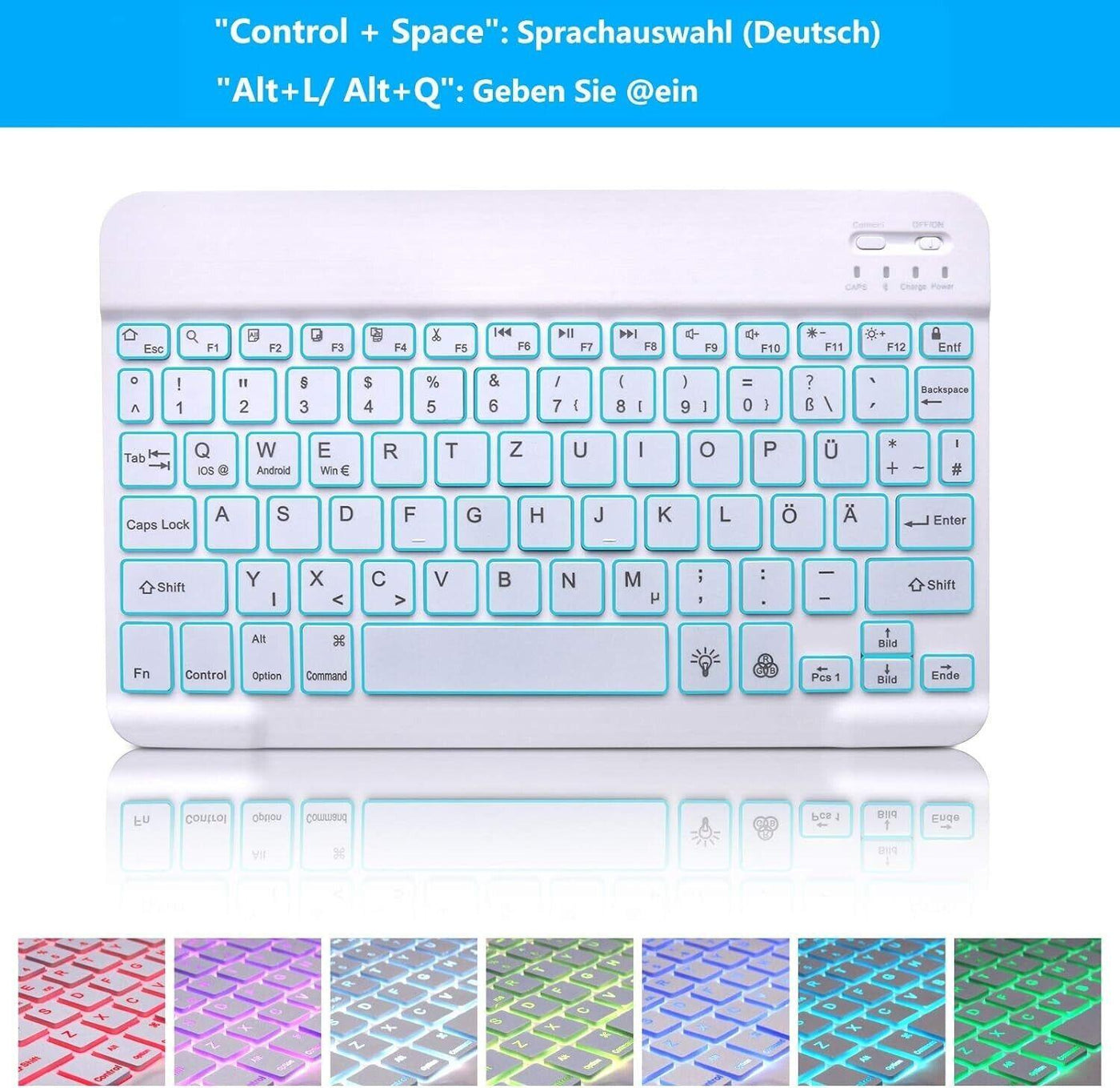 D DINGRICH ipad air 2022 hülle mit Tastatur, iPad Pro 11 Zoll, Magnetische Kabel