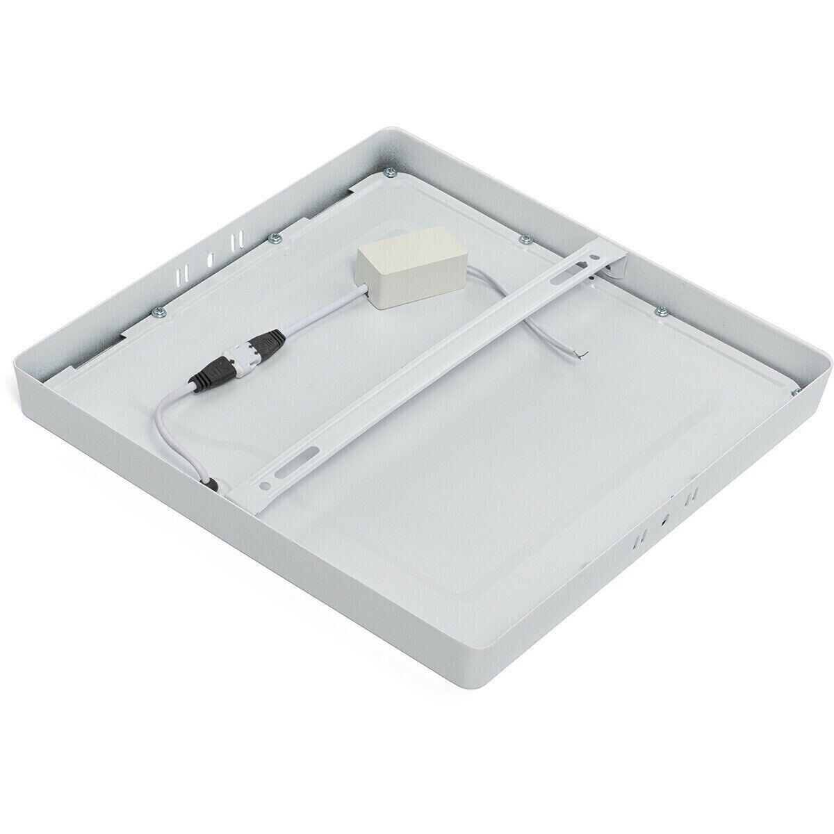 LED Deckenleuchte Flach 36W, 3000K Neutralweiß Modern Deckenlampe, 30CM Bad Lamp
