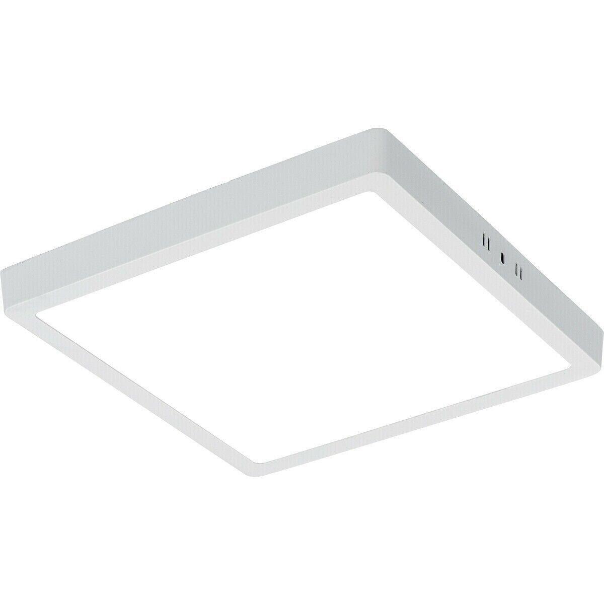 LED Deckenleuchte Flach 36W, 3000K Neutralweiß Modern Deckenlampe, 30CM Bad Lamp