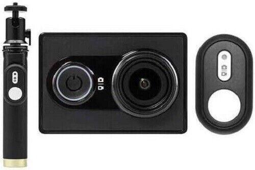 YI Action Kamera Set 16 MP Full HD 1080P + Selfie Stick + Bluetooth-Fernbedinung