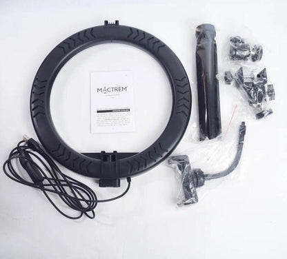 Mactrem M-A007 - Ringlicht mit Stativ und weiterem Zubehör - NEU