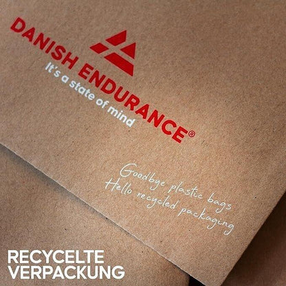 DANISH ENDURANCE 6 Paar Sneaker Socken, Ultraweich, Füßlinge, Rutschfest, Atmung
