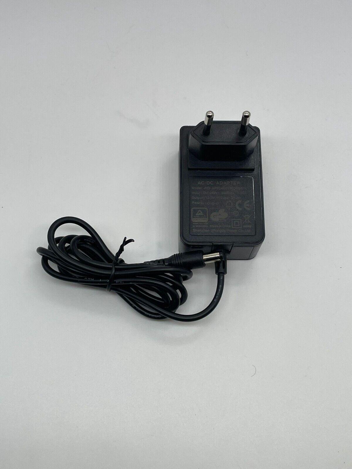 AC/DC ADAPTER Model: JHD-AP024E 120200BASA Input: 100-240V= 50/60H2, 0.554 Outpu