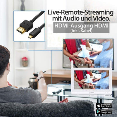 sequro GuardPro2 Plus 1080p DIY drahtloses Videoüberwachungssystem mit großer Re