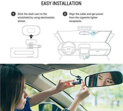 70mai Dash Cam Auto DVR 1S APP Sprachsteuerung 1080P HD Nachtsicht Auto Kamera R