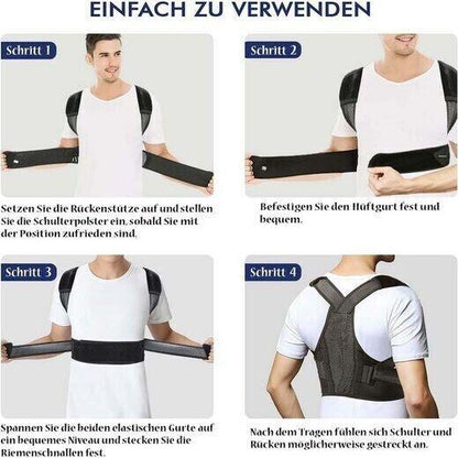 Roadbox Rückenbandage Rückenkorrektor Rücken Haltungskorrektur Korrekturgü- XL