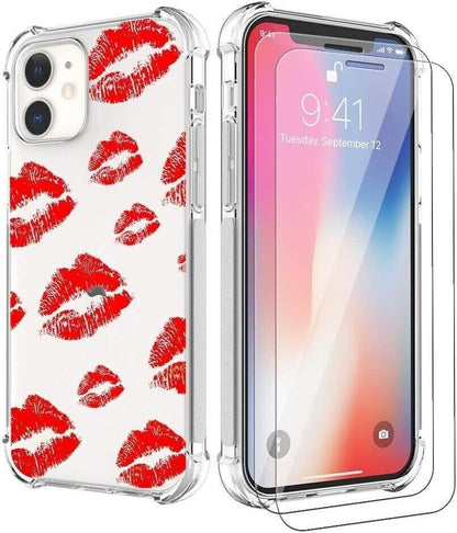 SHUMEI Entworfen für iPhone 12 Pro Max Hülle und 2 Displayschutzfolien, weiches