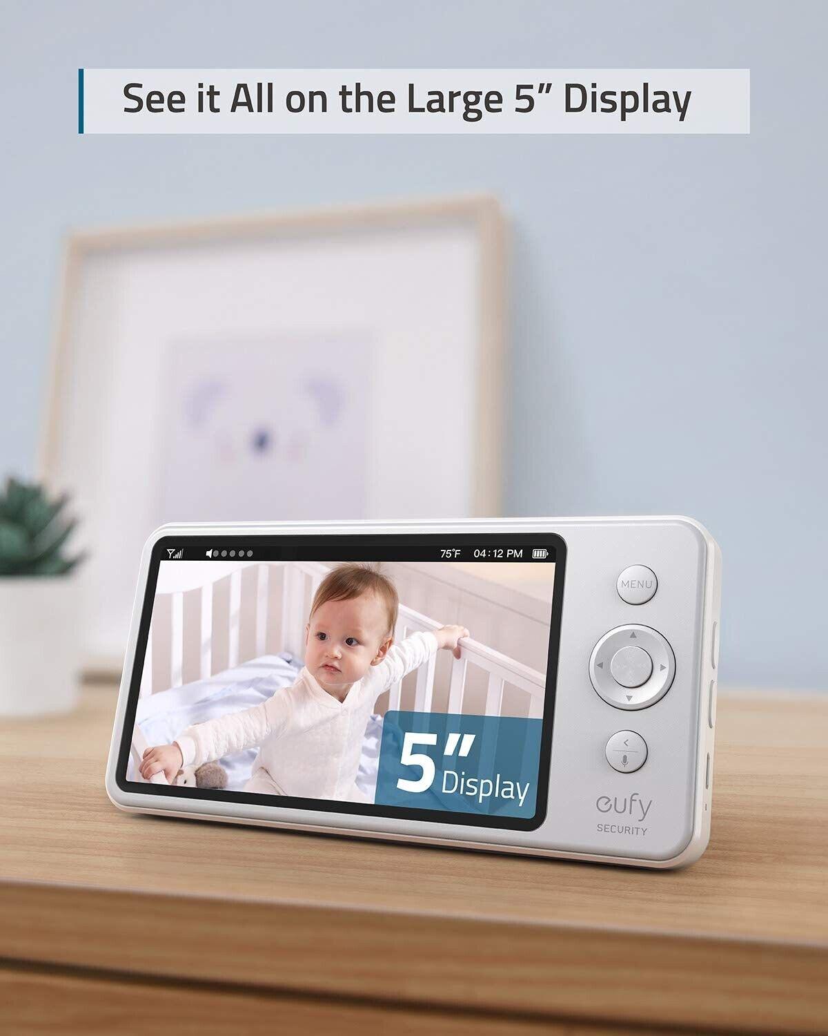 eufy Resolution - Baby Monitor 720p Auflösung, 5 Zoll Display