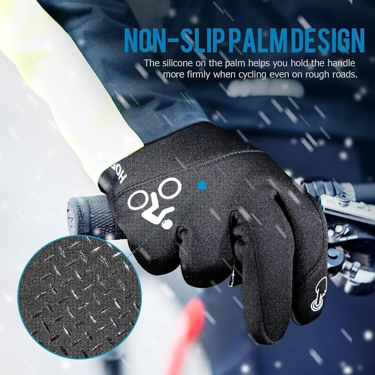 Hoperenne - Sporthandschuhe Fahrrad-Winter-Sport-Laufhandschuhe